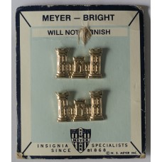 Corps of Engineers Officer collar badges 