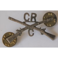 Infantry officer's collar badge, C Company CR 