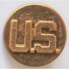 Enlisted US letters collar badge 