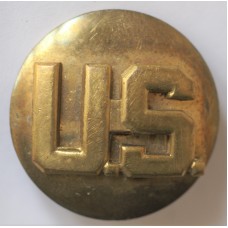 Enlisted US letters collar badge 