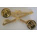 11th Cavalry Regiment officer's collar badge 