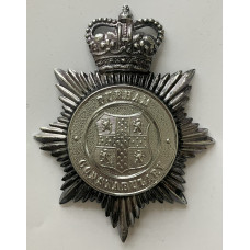 Durham Constabulary day helmet plate