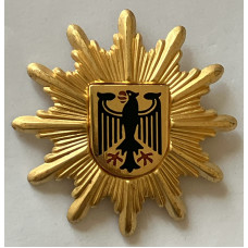 Federal Border Guard cap badge, gilded finish