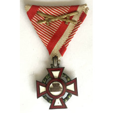 Austrian Military Merit Cross with swords 