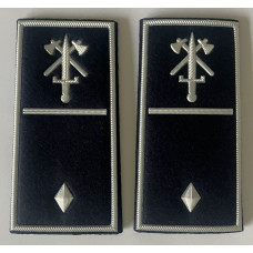Burkina Faso Police Junior Inspector rank shoulder slides