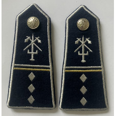 Burkina Faso Police Senior Inspector rank shoulder boards