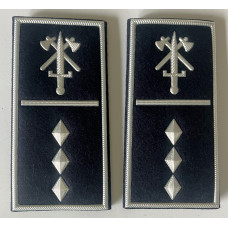 Burkina Faso Police Senior Inspector rank shoulder slides