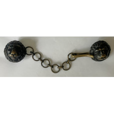 Police cloak / cape clasps, lion's head design Police cloak / cape clasps, lion's head design