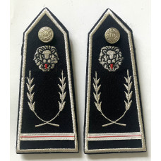 Malian Police Senior Warrant Officer (Adjudant-Chef) shoulder boards