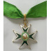 Military and Hospitaller Order of St. Lazarus of Jerusalem Commander's neck badge in box of issue