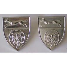 Collar Badge pair - Leicestershire & Rutland Constabulary