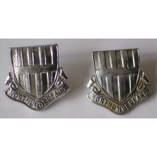 Collar Badge pair - Northumberland Police