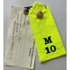 Irish Garda Siochana police high visibility shoulder strap sealed pattern