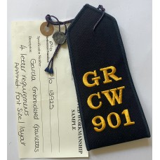 Irish Garda Siochana Police Reserve shoulder strap sealed pattern 