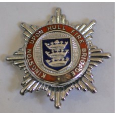 Kingston Upon Hull Fire Brigade cap badge 