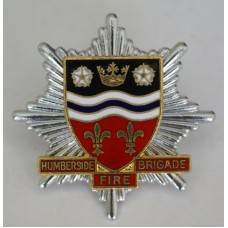 Humberside Fire Brigade cap badge 