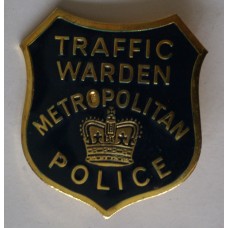 Metropolitan Police Traffic Warden cap badge from London 