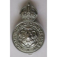North Riding Constabulary King's Crown cap badge 