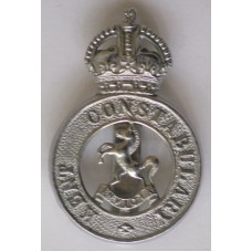 Kent Constabulary King's Crown cap badge 