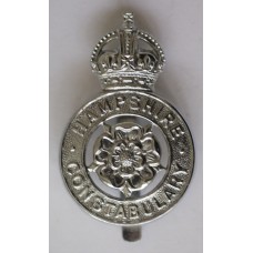Hampshire Constabulary King's Crown cap badge 