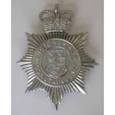 Derbyshire Constabulary helmet plate