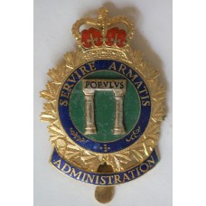 Canadian Armed Forces Administration cap badge