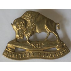 12th Manitoba Dragoons cap badge 