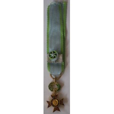 Miniature Order of Social Education commander grade 