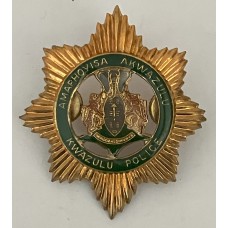 Kwazulu Police officer's cap badge