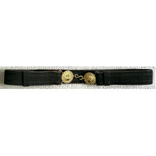 Army officer's service dress belt with Infantry pattern buckle 
