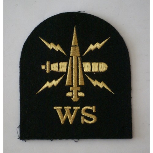Royal Navy Weapons System rating's patch