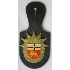 Bonn City Police metal and enamel fob badge 