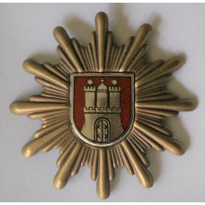 Hamburg Police cap badge 