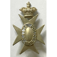 Malta Police 3rd pattern Victorian era cap badge