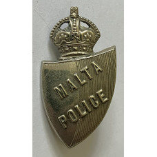 Malta Police 6th pattern cap badge