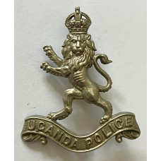 Uganda Police King's Crown cap badge