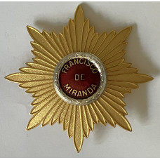 Order of Francisco Miranda 2nd Class breast star