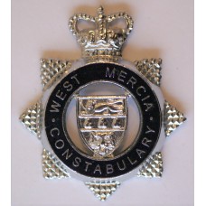 West Mercia Constabulary Inspectors cap badge 