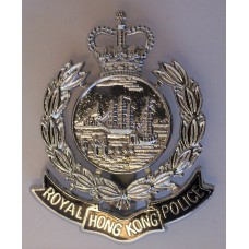 Royal Hong Kong Police cap badge 