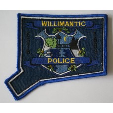 Willimantic Police patch, Connecticut 