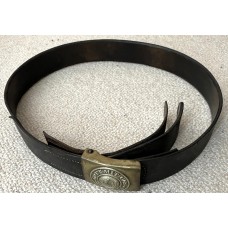 Prussian enlisted belt buckle & belt, 1916 date and Imperial Guards Depot markings
